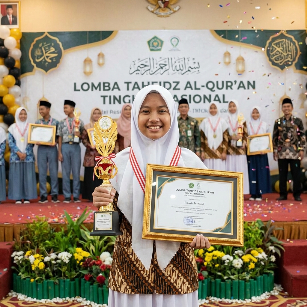 Prestasi Membanggakan: Juara 1 Lomba Tahfidz Al-Qur'an Tingkat Provinsi